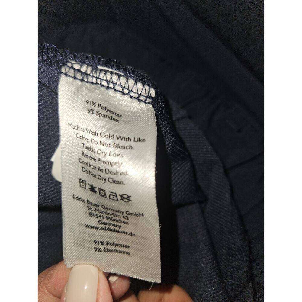 NWOT! Eddie Bauer ClimaTrail Pants Womens 20W Blue Cargo Hiking Outdoor - Picture 10 of 15